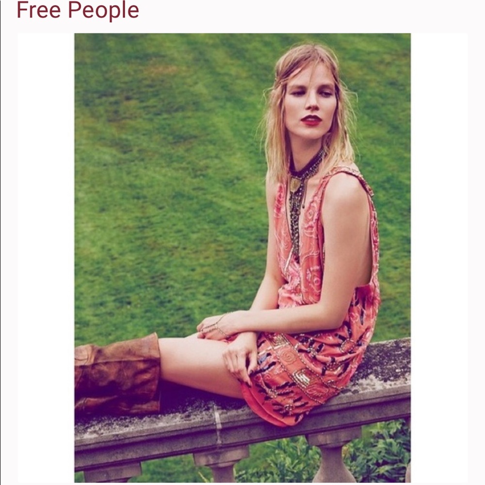 Free People “Love and Embellished Shift Dress”
